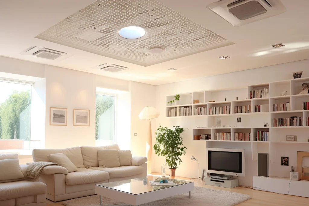 Immagine accogliente di un salotto di una casa